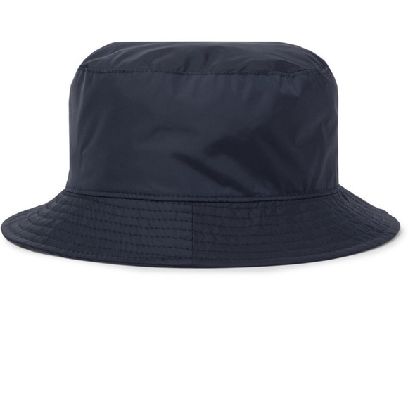 Acne Studios - Logo-Appliquéd Nylon Bucket Hat - Men - Midnight blue - Picture 1 of 6